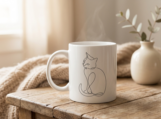 Mug personnalisé - Commencez chaque matin avec votre compagnon.